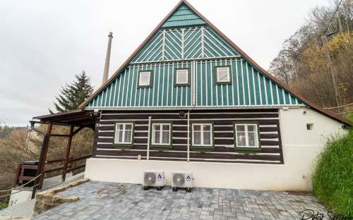 Horská roubenka Vyletní - Aluguel de casa de campo em Desná, casa de campo familiar nas montanhas Jizera, casas de bem-estar Região de Liberecký