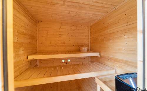 Sauna - Excursão em cabana de madeira na montanha - Aluguel de casa de campo em Desná, casa de campo familiar nas montanhas Jizera, casas de bem-estar Região de Liberecký