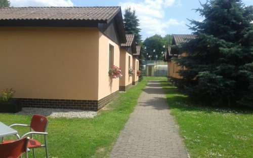 Sportcentrum Dvořák cottage gebied, accommodatie bungalows Zuid-Bohemen, Hluboká nad Vltavou