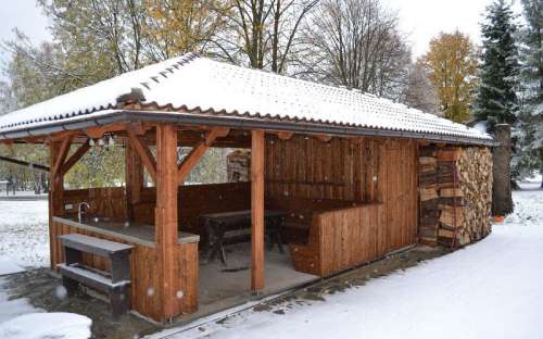 Accommodatie Chata Mamut, chalets Český les, accommodatie Přimda Plzeňsko