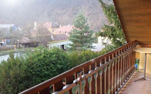 Chata Luďka - widok z balkonu 1 i 2 - zakwaterowanie Relaxa Morawy Południowe