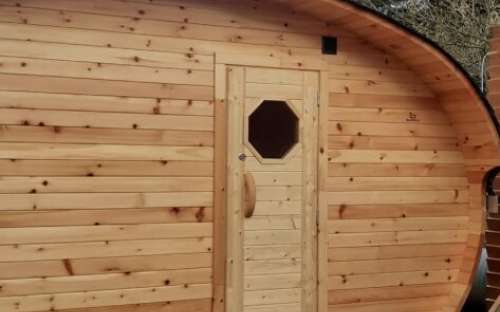 Barrel sauna - Wellness Area Relaxa, Podhradí nad Dyjí, pensionat South Moravia, area South Moravian Region