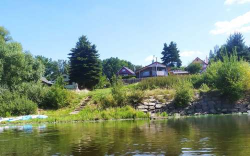 Chata Relax Skalka, ubytování chatka s bazénem, rekreace wellness Karlovarský kraj