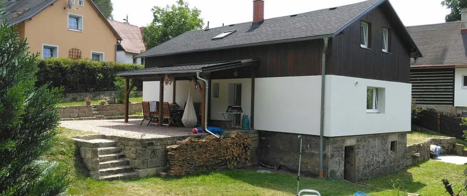 Chata Janov u Hřenska - rodinná chalupa k pronájmu České Švývarsko