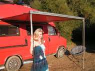 Vild camping - Caravan Girl