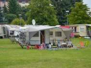 Camp Rozkoš - karavanlar, çadırlar