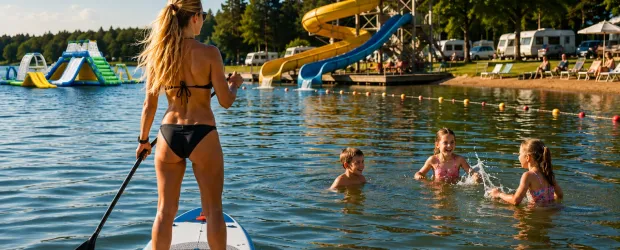 Water attractions in campsites - Czech Republic and Slovakia