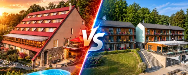 Souboj penzionů na Vranově - Gaudeo VS Penzion M Resort